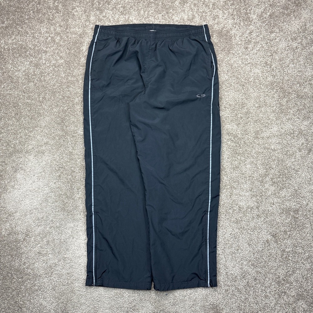 Vintage Y2K Champion‎ Black Striped Track Pants Large